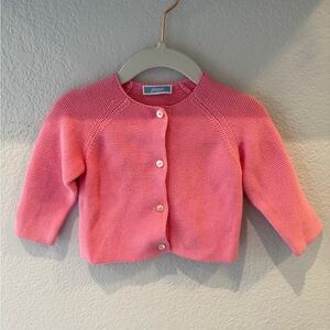 Jacadi Paris Knit Pink Cardigan